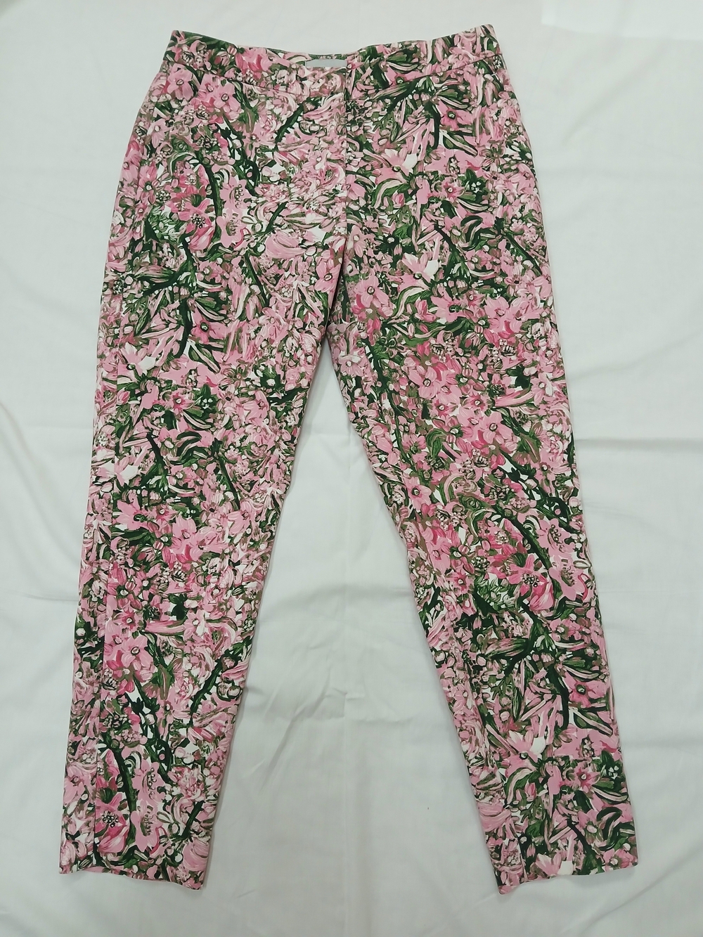 H&M Pink Floral Skinny Jeans
